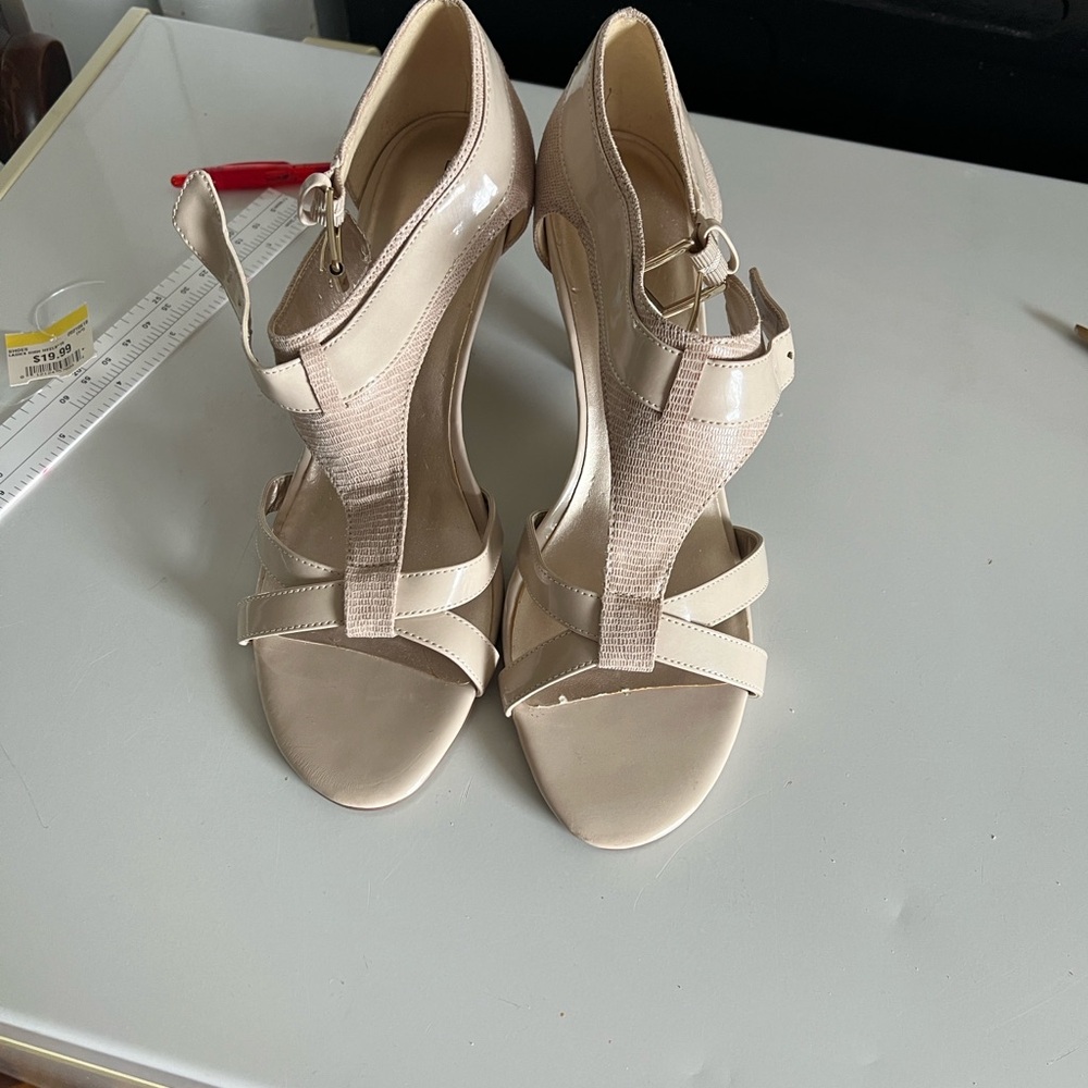 Chic Beige Women's Heels